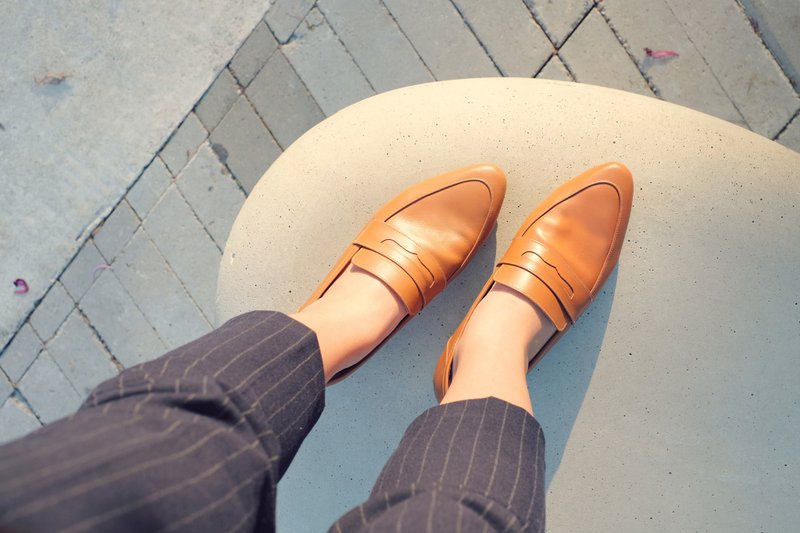 Penny Loafer Brown(典雅棕) 經典樂福 | WL - 女牛津鞋/樂福鞋 - 真皮 咖啡色