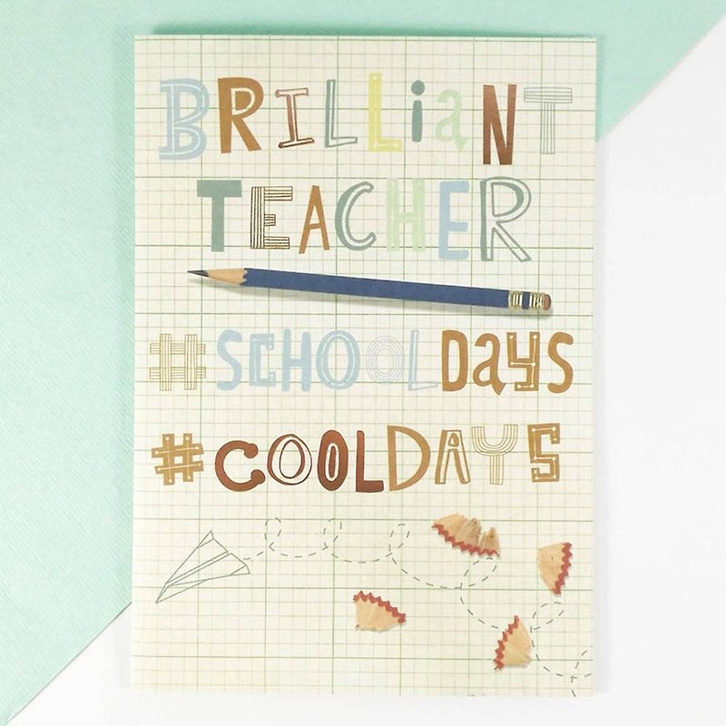Excellent teacher has you really good (Hallmark - card graduation season) - การ์ด/โปสการ์ด - กระดาษ หลากหลายสี