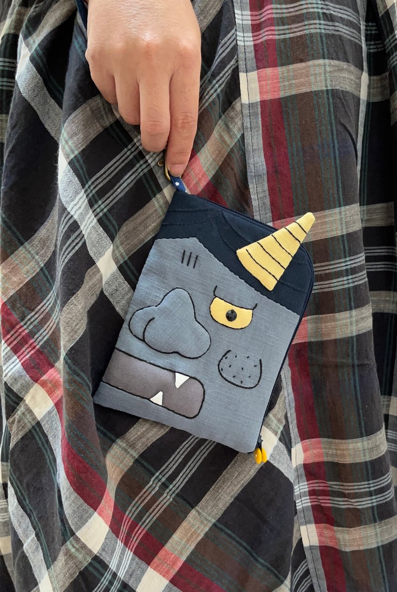 L-shaped zipper storage wallet - Wallets - Cotton & Hemp 