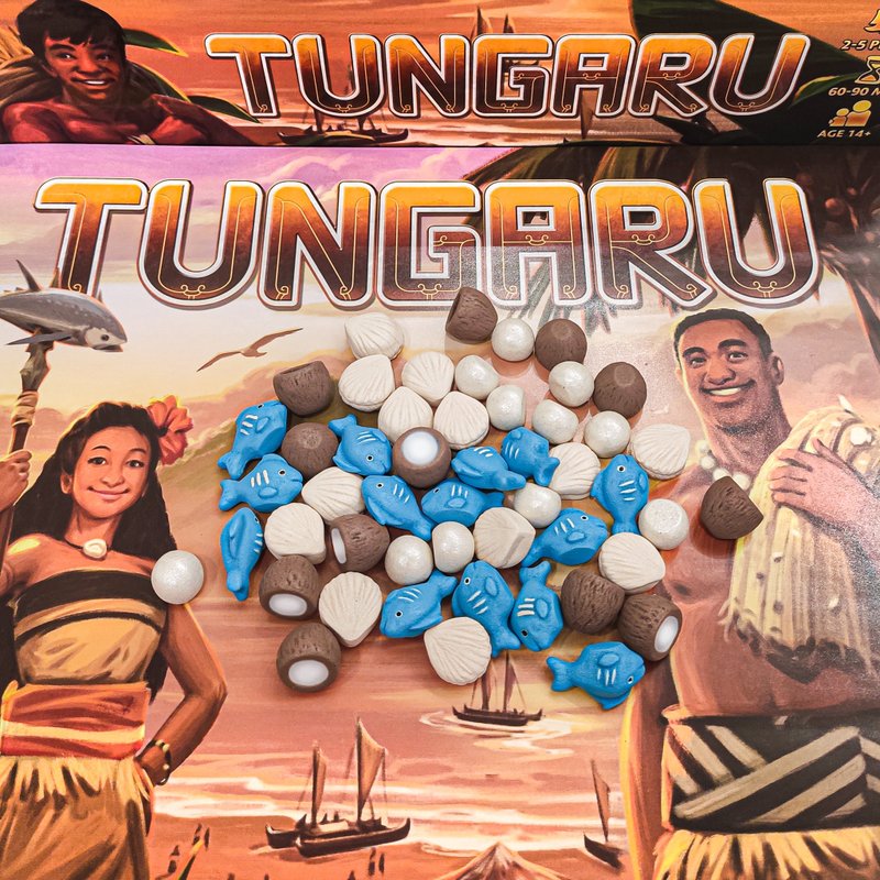 與 Tungaru 棋盤遊戲兼容的豪華資源代幣 - 桌遊/卡牌 - 其他材質 