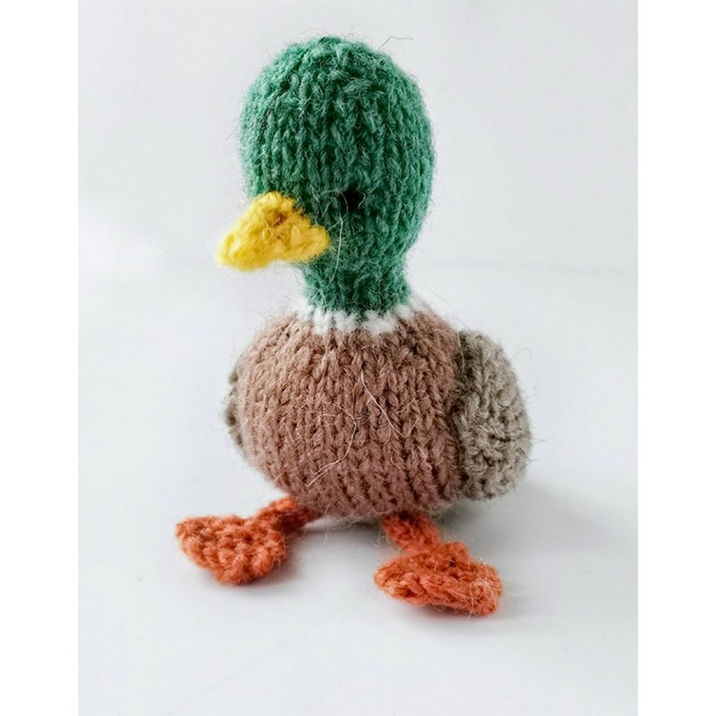 Wild duck knitting pattern. English and Russian. - 手工藝教學/工具書 - 其他材質 