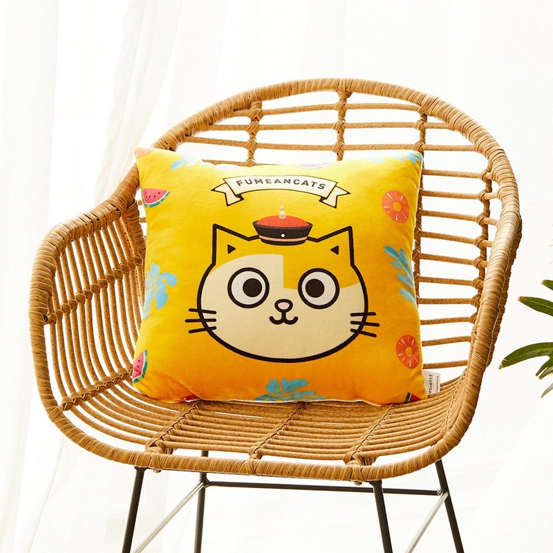 Huang Ama Pillow-Yuci Huang - Pillows & Cushions - Polyester Multicolor