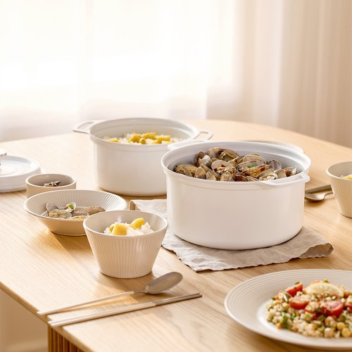 French White 10-piece Round Bakeware Set