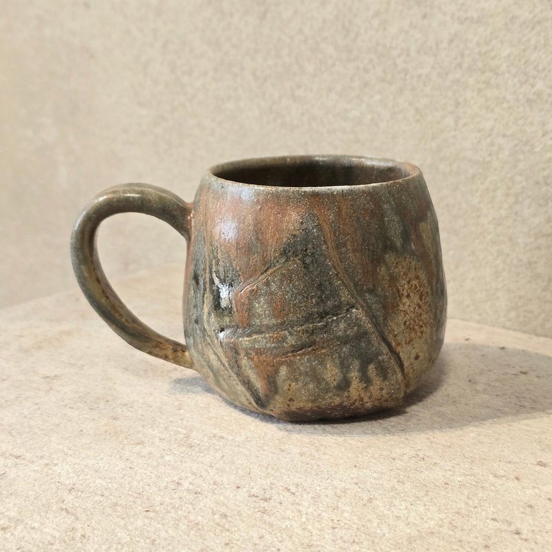 草木灰釉馬克杯 / 咖啡杯 - 咖啡杯/馬克杯 - 陶 黃色