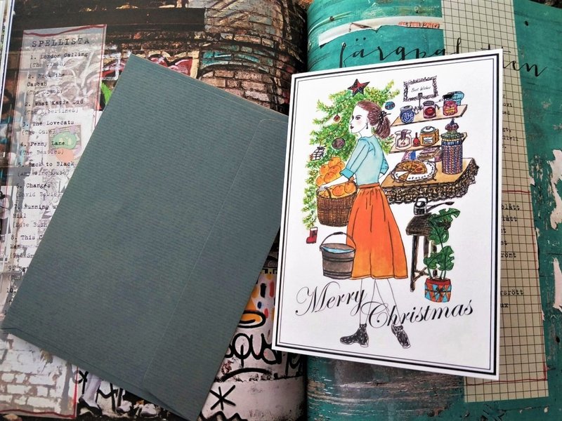 Greeting cards /手繪/卡片/賀卡/聖誕節 - 卡片/明信片 - 紙 白色