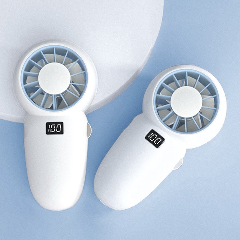 Coolean - 韓國手提充電式便攜迷你風扇 - 電風扇 - 其他金屬 白色