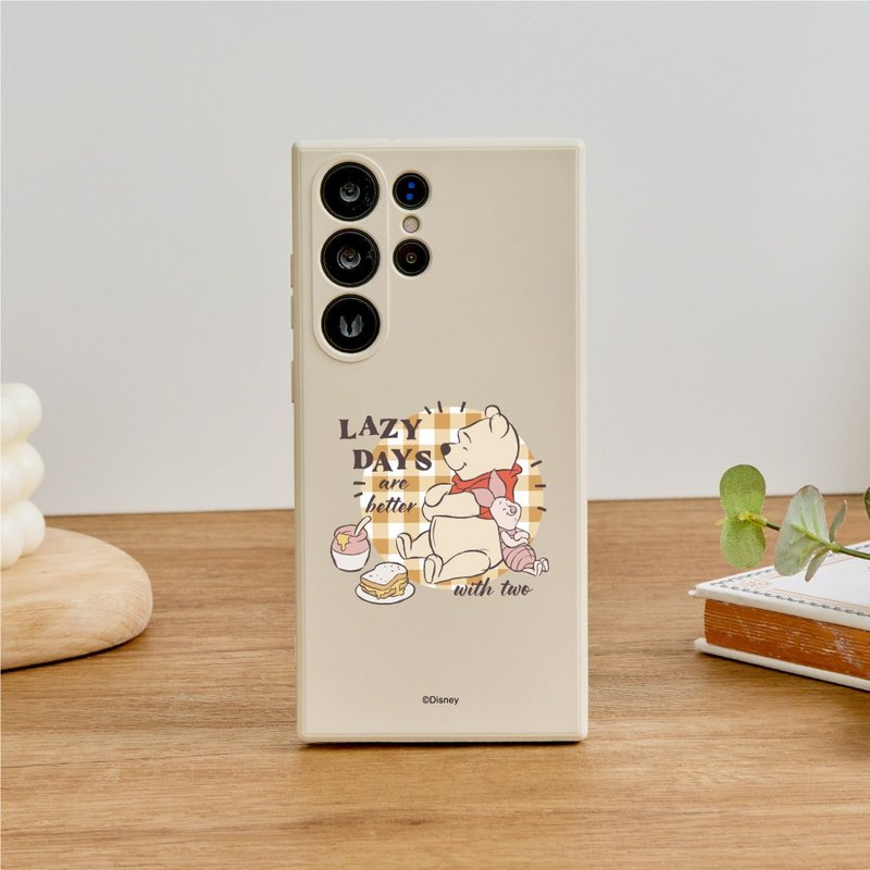 Disney經典-慵懶日子純色矽膠SAMSUNG手機殼 - 手機殼/手機套 - 塑膠 多色