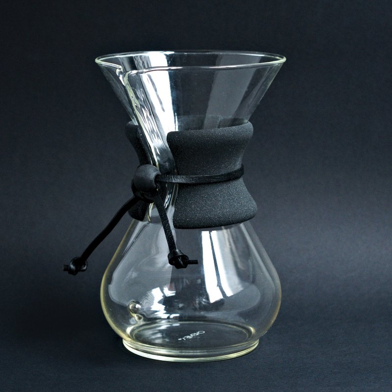 Concrete Chemex collar- Black - Coffee Pots & Accessories - Other Materials Black