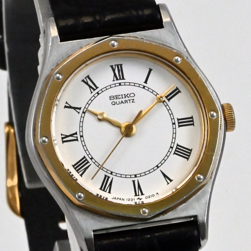 Free Shipping Seiko Reduce Watch Quartz White Roman Dial 22.6mm From Japan - นาฬิกาผู้หญิง - สแตนเลส ขาว