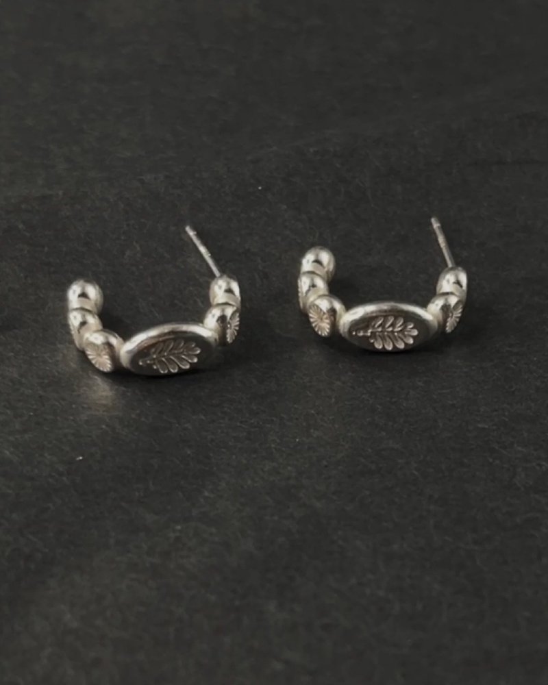 Dusty Miller Earrings - Earrings & Clip-ons - Sterling Silver 