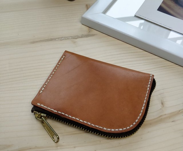 card holder with zip mens