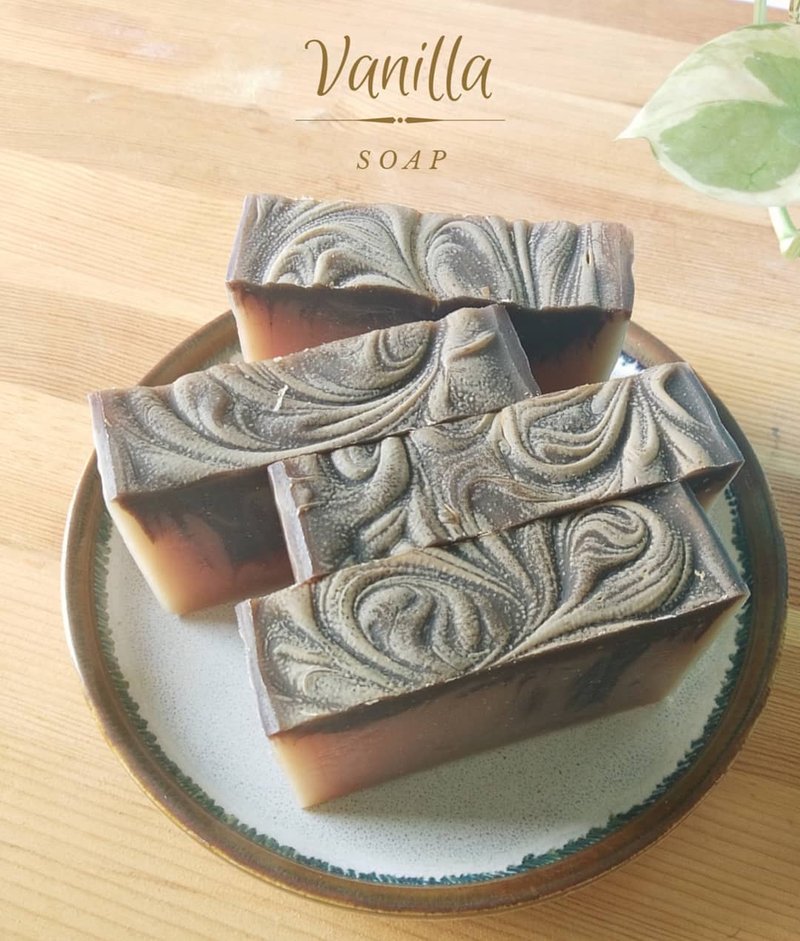 Vanilla Soap - 肥皂/手工皂 - 精油 咖啡色
