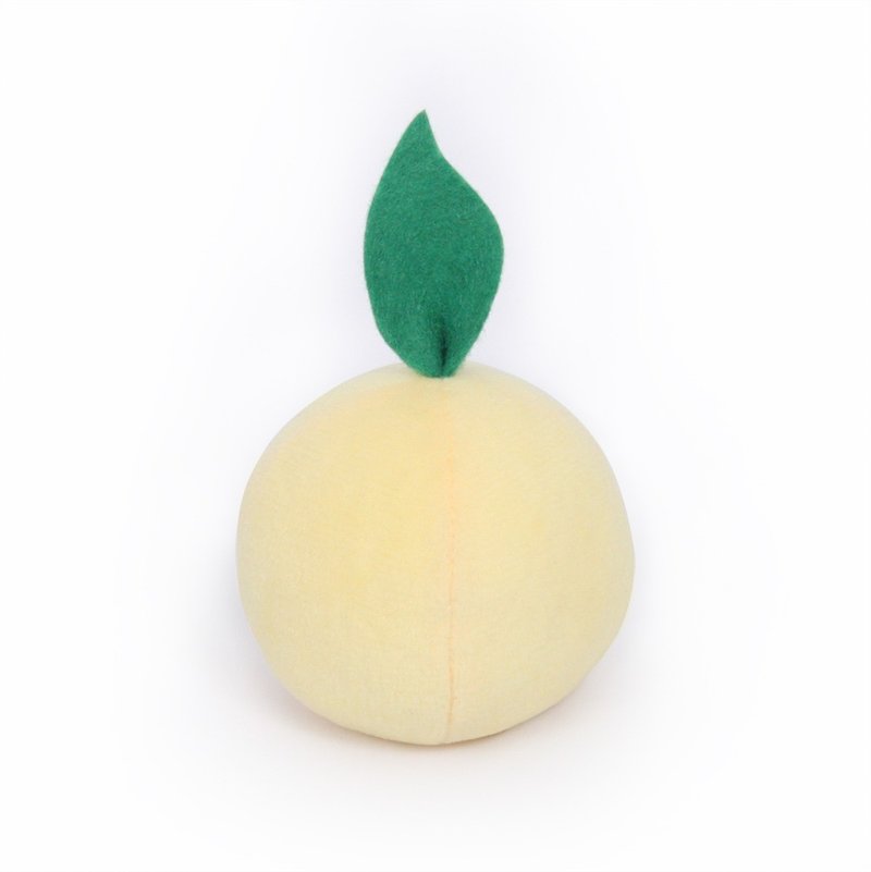 grapefruit magnet - Stuffed Dolls & Figurines - Polyester Yellow