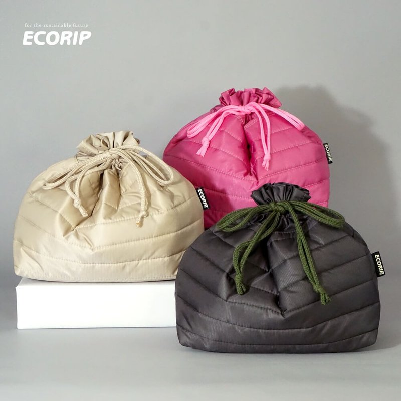 Ecorip Ultra Light Drawstring Bag L Pouch Thermal Bag Cooler Bag Made In Japan - Other - Eco-Friendly Materials Multicolor