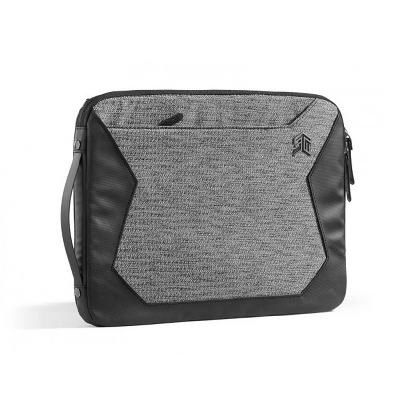 STM Myth Dream Series Sleeve 15-inch Three-purpose Laptop Protective Inner Bag (Grey Stone Black) - กระเป๋าแล็ปท็อป - เส้นใยสังเคราะห์ สีดำ