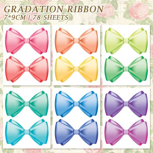 6 types - Pastel Ribbon Line (honne market) - Shop honne market Stickers -  Pinkoi