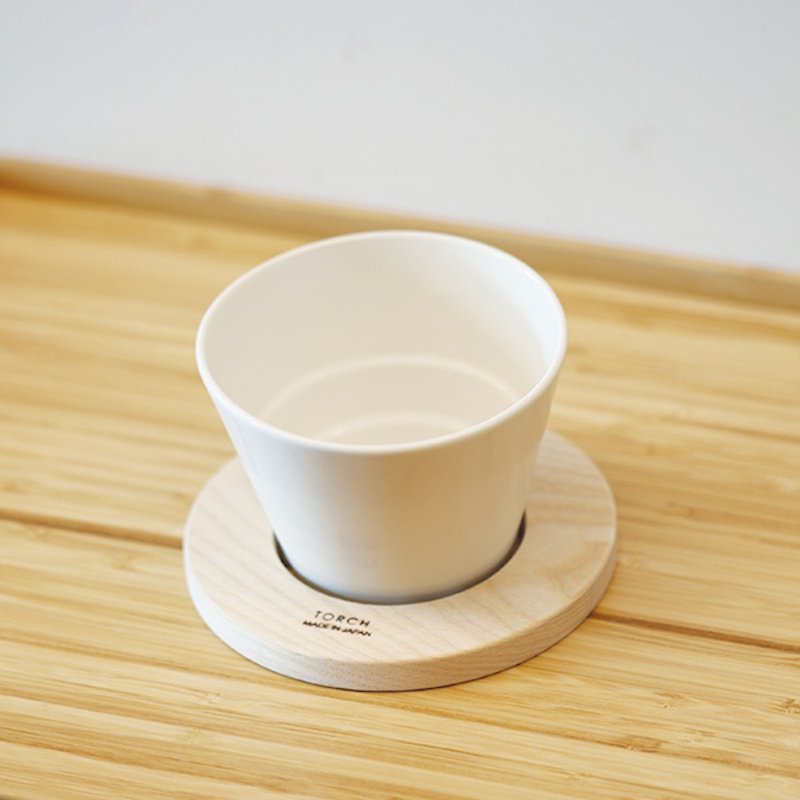 TORCH 山峰濾杯 白色 - 咖啡壺/咖啡周邊 - 陶 白色
