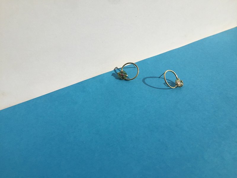 | YANGYANG | Earrings#04 - Earrings & Clip-ons - Gemstone Gold