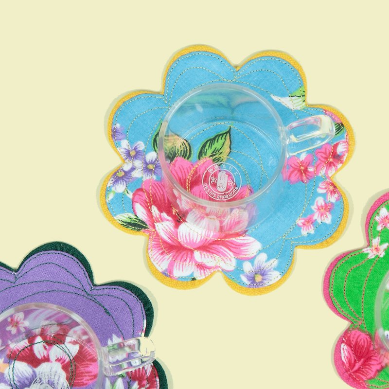 Flower Coaster - ที่รองแก้ว - วัสดุอื่นๆ หลากหลายสี