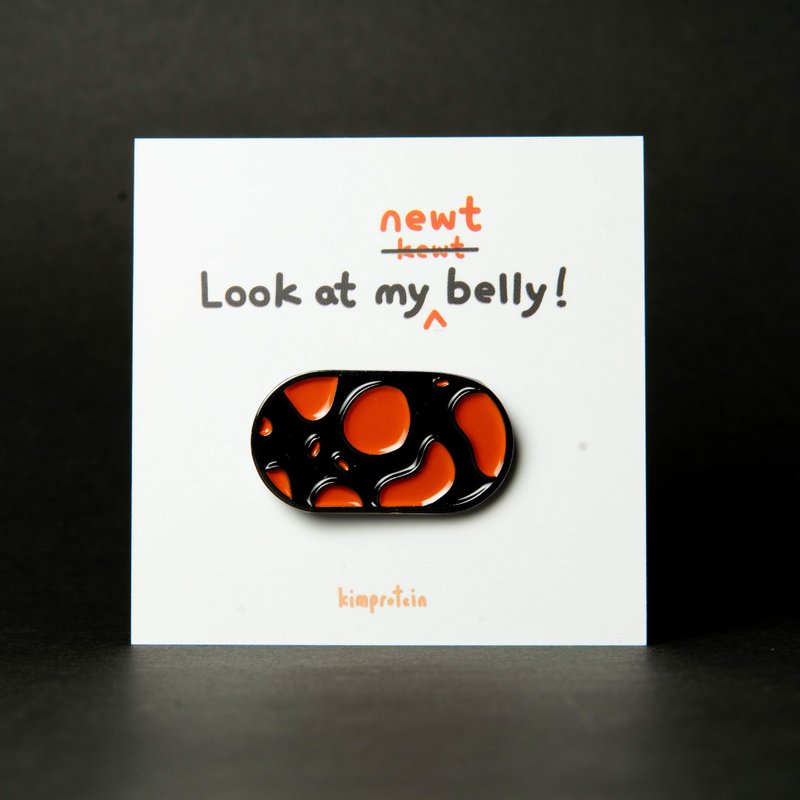 一生螈命 香港イモリバッジシリーズ - 会螈バッジ - ピンバッジ・ピンズ - 金属 シルバー