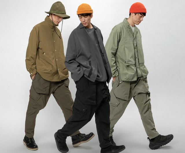 パンツ TMCAZ - Architectural shape Hiking Pant TMCAZ - Architectural shape Hiking Pant RX4 - P124 - Moss Grey