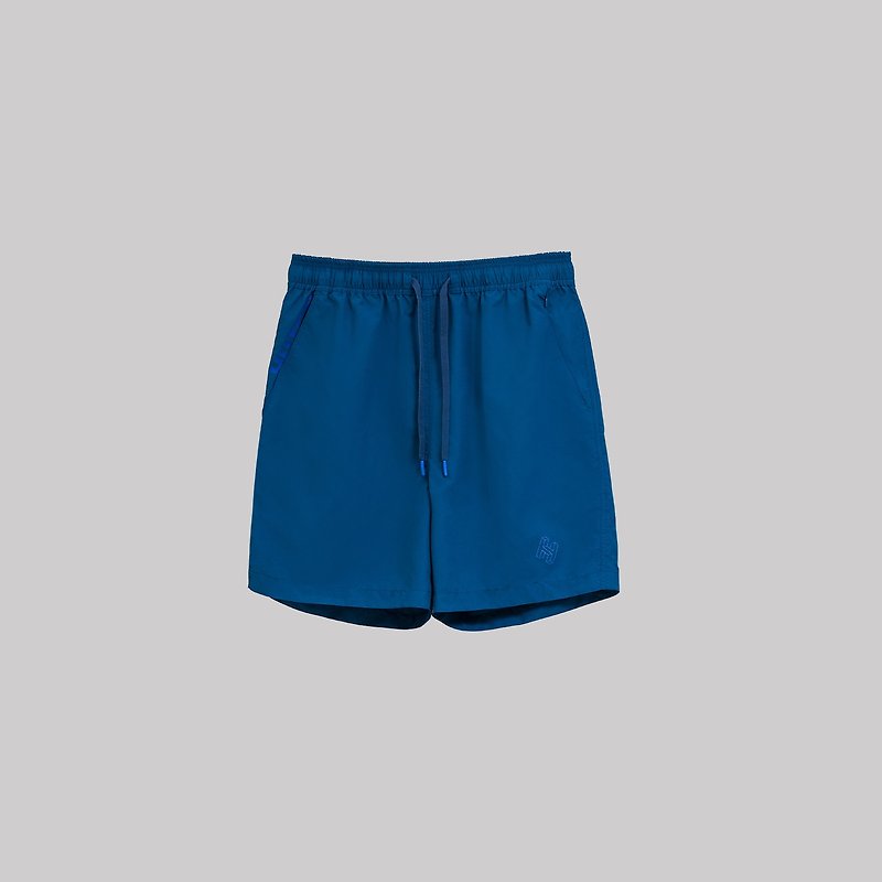 Solid System Shorts - HUTCH in your pocket - 男裝 短褲/牛仔短褲 - 尼龍 藍色
