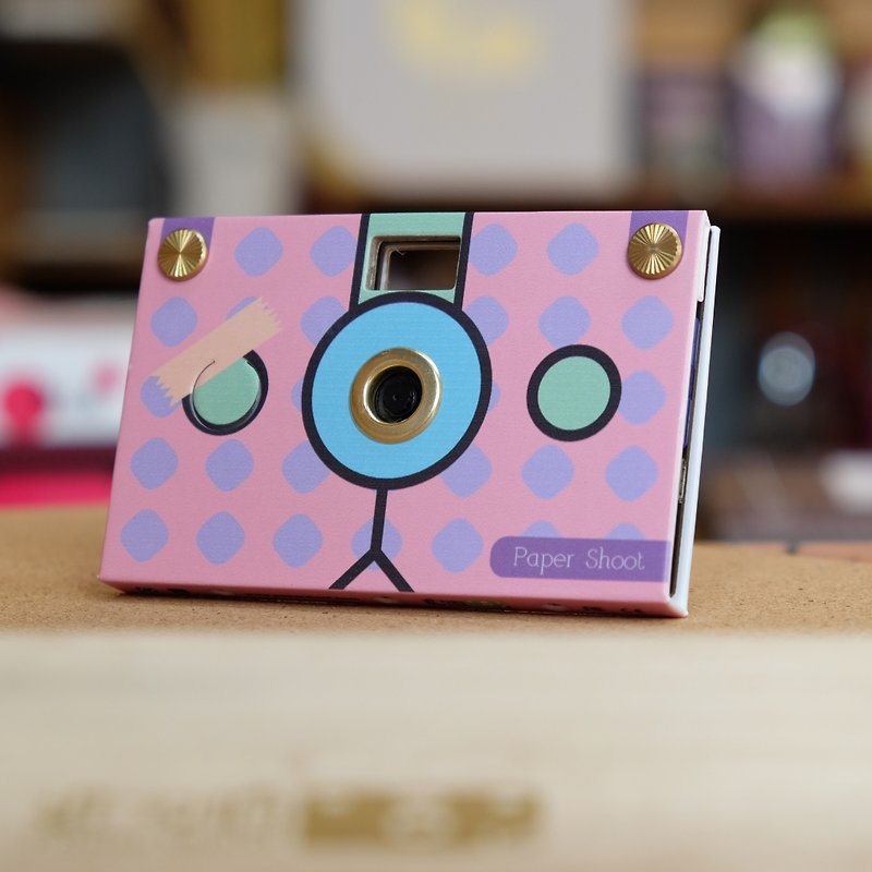 Paper Shoot 紙可拍 新銳設計師系列 - Pink Nose(800萬畫素) - 菲林/即影即有相機 - 紙 粉紅色