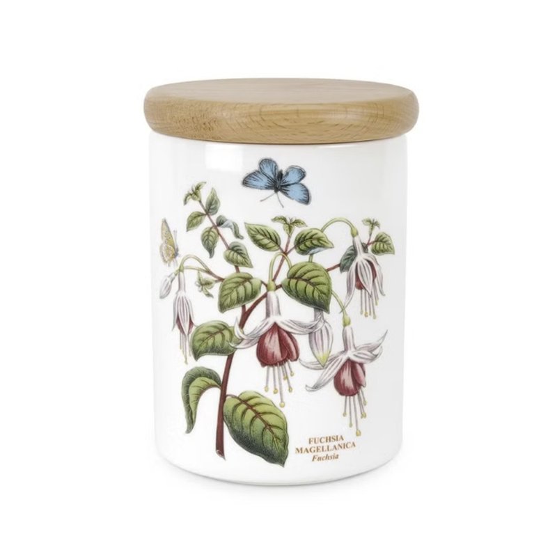 Botanic Garden經典植物園系列-5.5吋 密封罐(倒掛金鐘) - 廚具 - 陶 紅色