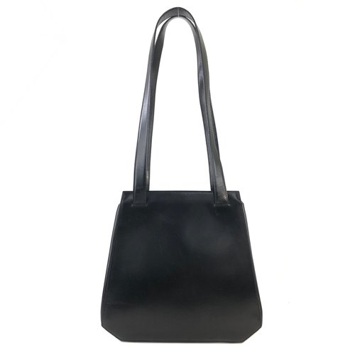 CELINE トートバッグ レザー トリオンフ VIPセール】CELINE カバ トリオンフ レザー トート ブラック