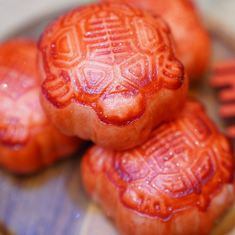美姬饅頭 紅龜粿鮮乳造型紅豆包 一盒6入 - 其他 - 其他材質 
