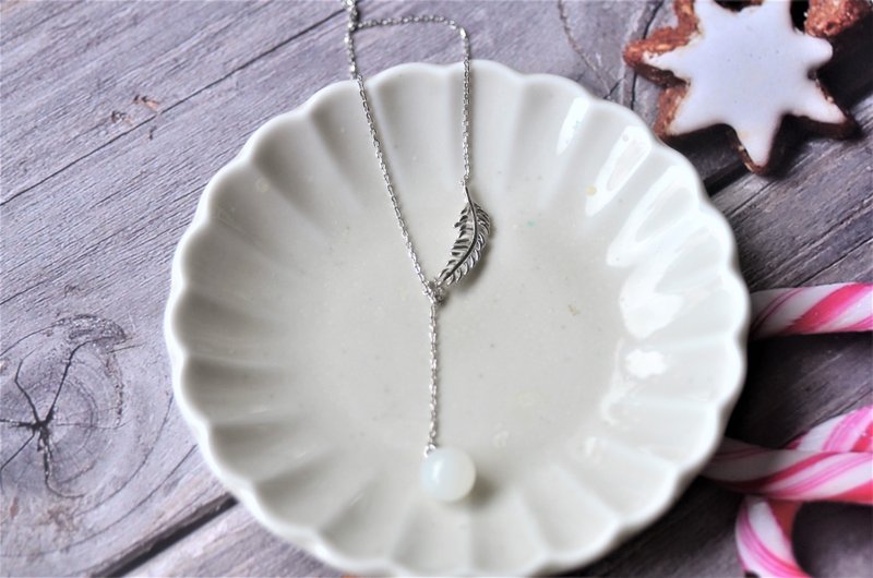 羽你相遇 - 925銀母乳飾品項鏈 - 項鍊 - 銀 銀色