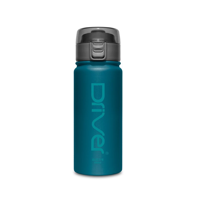 Driver │ 彈跳杯杯 550ml－土耳其藍 - 保溫瓶/保溫杯 - 不鏽鋼 藍色