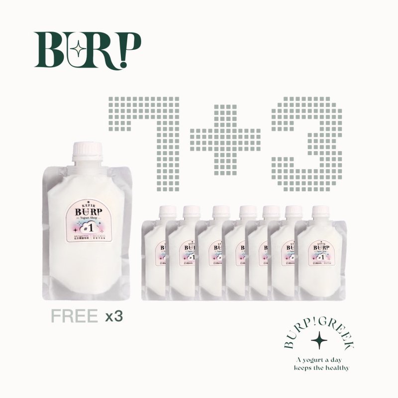 Kefir 克菲爾奶原味無糖優格冷熱便利包 200ml*10 - 優格/優酪乳 - 其他材質 白色
