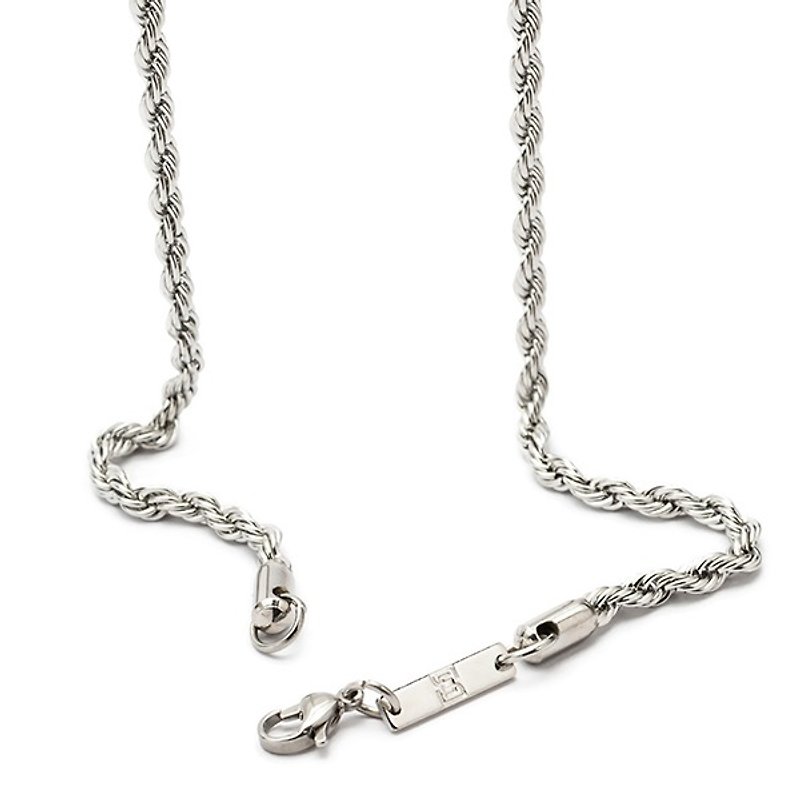 麻花項鍊 Solo Twisted Necklace - 項鍊 - 其他金屬 