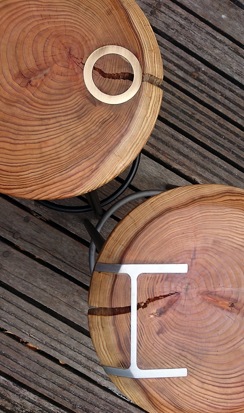 Mountain Order Page-oH Round Stool -o - Chairs & Sofas - Wood 
