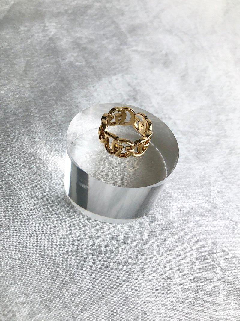 【 日本直送　名牌中古包 】GUCCI グッチ リング ゴールド マーモント 14号 vintage ヴィンテージ オールド berecx - 戒指 - 其他材質 金色