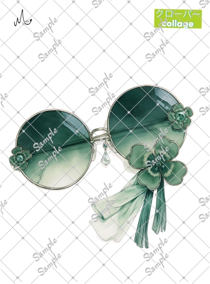 オリジナル装飾ステッカー期間限定クローバーシリーズ10月10日まで - 貼紙 - 紙 