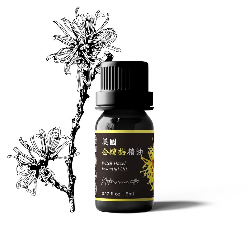 【卡佛香】美國金縷梅精油 - 香氛/精油/擴香 - 玻璃 黑色