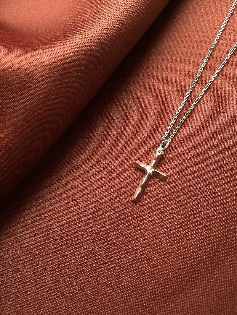 Necklace Cross Sterling Silver - Necklaces - Sterling Silver Multicolor