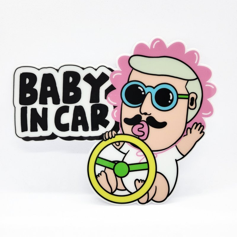 Baby in Car | Car Sticker | malut - สติกเกอร์ - กระดาษ 