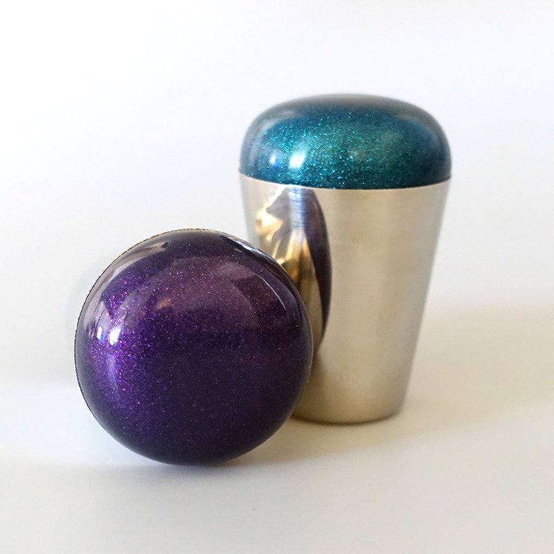 BEnails-星空轉印章- 緋紫、炫青(附刮板) 轉印美甲DIY道具 指彩 - 指甲油/指甲貼 - 不鏽鋼 銀色