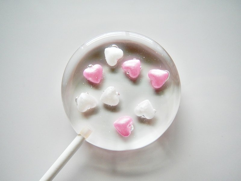 花漾棒棒糖-完愛 (5支/盒) - 蛋捲/餡餅/零食 - 新鮮食材 粉紅色