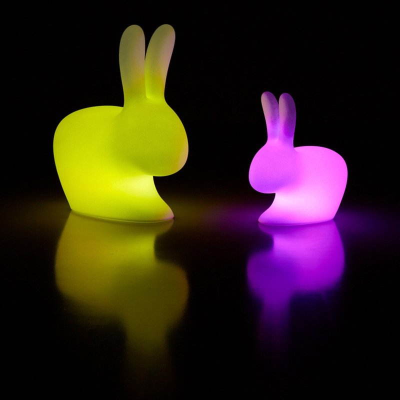 【品味時尚】義大利 Qeeboo 奇寶兔LED燈光椅 - 燈具/燈飾 - 其他材質 