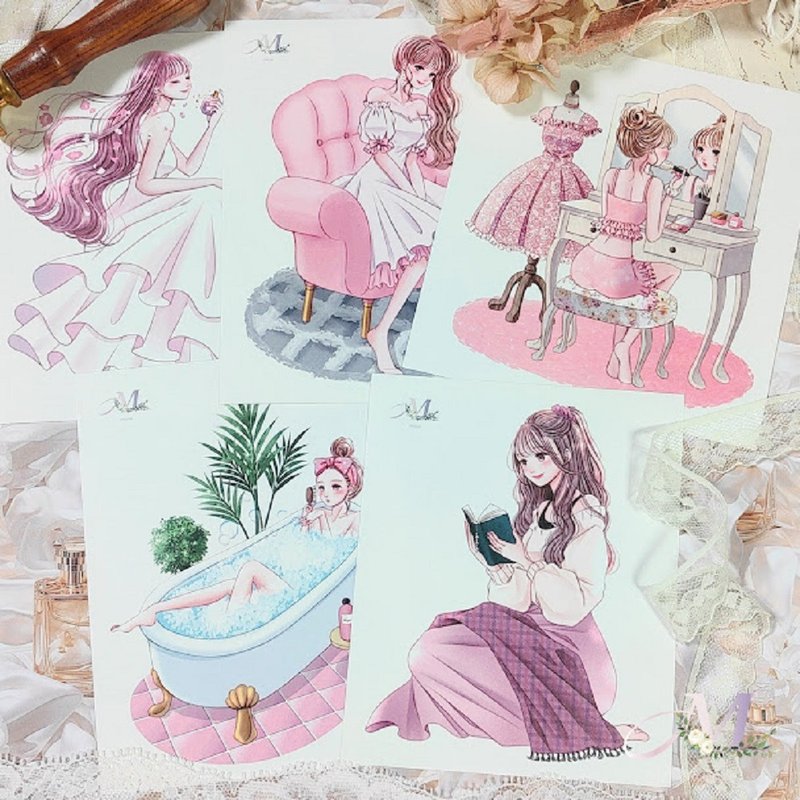 stickers sticker set girlsstickers collagesticker collage  nanaironoumi - Stickers - Paper 