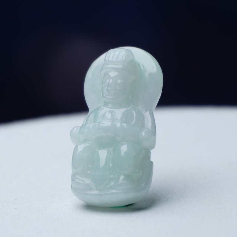 翡翠媽祖  | 天然緬甸A貨翡翠 | 送禮 - 吊飾 - 玉石 