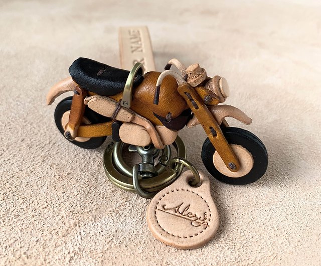Pure Leather Keychain | Leather Keychain India | Keychain For Bike