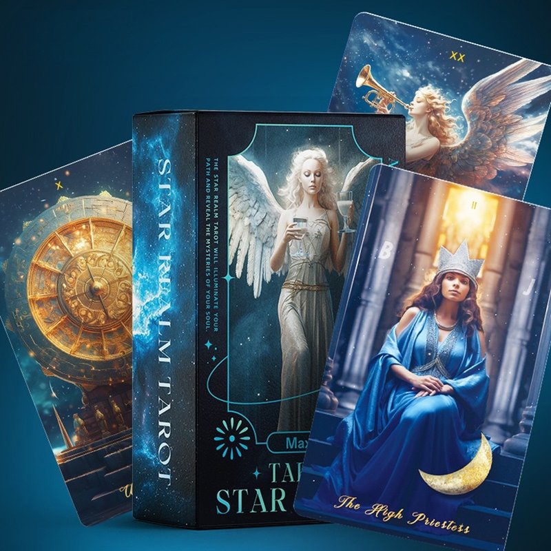 韋特星境塔羅牌Star Realm Tarot初學者入門桌游卡牌 - 桌遊/卡牌 - 紙 多色
