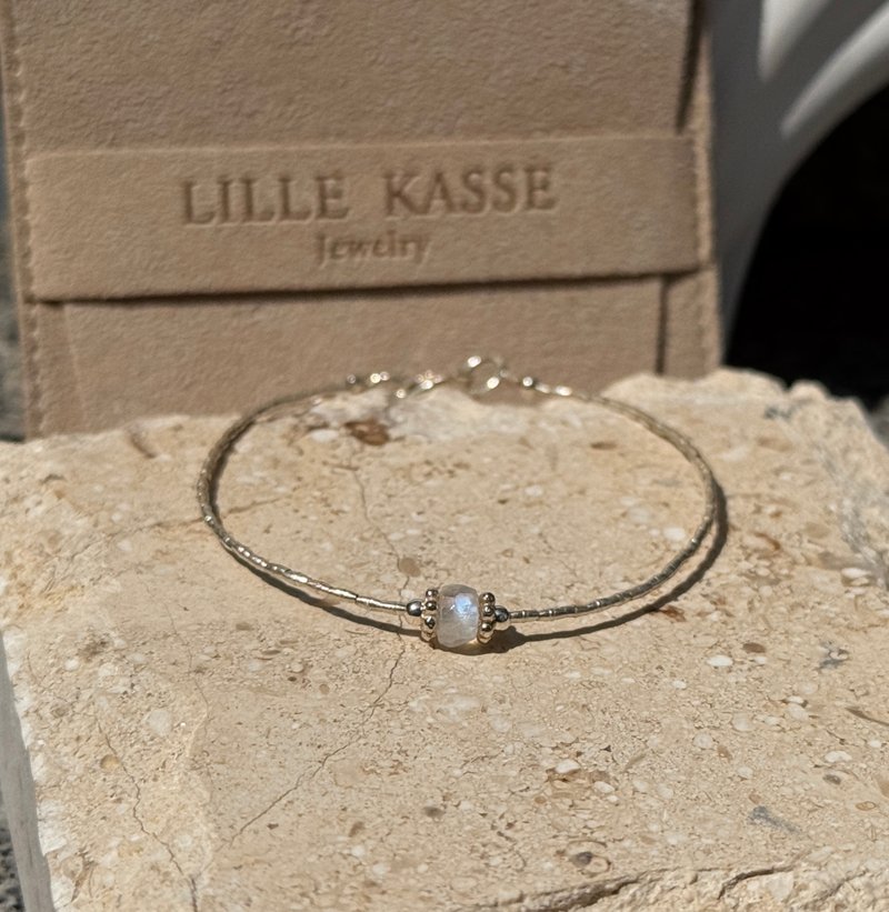 北極星的眼淚 - 手鍊/手環 - 半寶石 銀色
