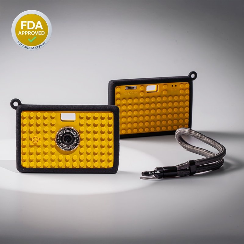 【20MP】Aura Bricks 復刻黃磚含記憶卡及手繩)PaperShoot - 相機/拍立得/底片相機 - 其他人造纖維 