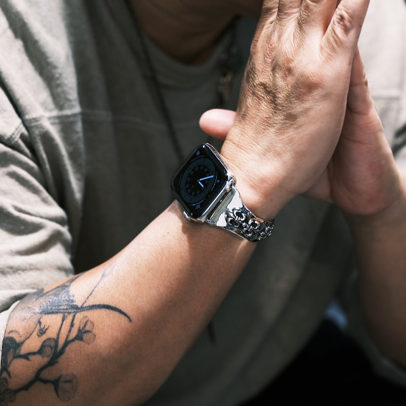[ファッションアクセサリー] SOULITE Apple Watch ブレスレット ダブルスカウト - ブレスレット - ステンレススチール 